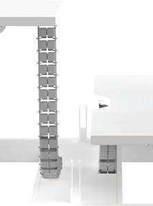 Buro Syntra Altri Cable Spine - For Back to Back Desk Pod
