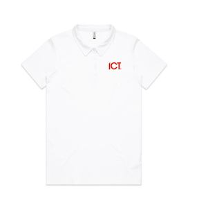 ICT: ICT MENS POLO SHIRT - White