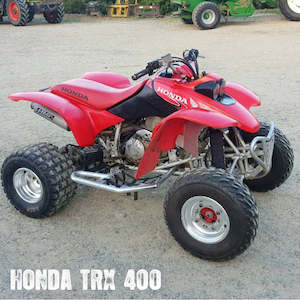 Motorcycle: Seat Cover -Honda TRX400