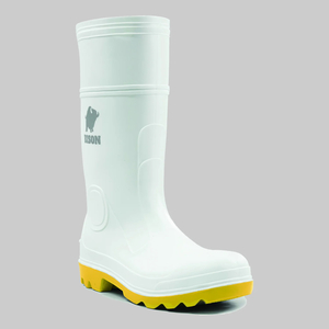 Mohawk PVC/Nitrile Food Industry Gumboot White/Yellow (X-MOHAWK)