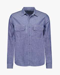 Shirts: Utility Chambray Shirt