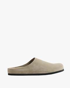 Footwear: Slip-on Suede Clogs