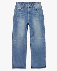 Mens Jeans: Embo Washed Denim Jean