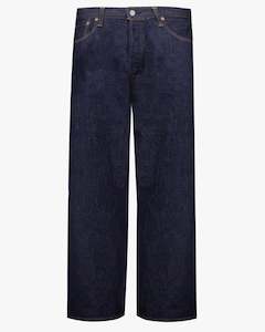 Mens Jeans: 5 Pocket Selvedge Wide Jean