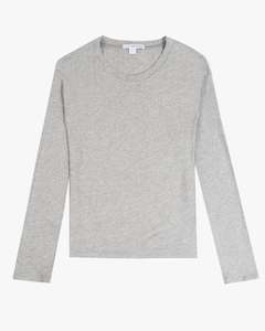James Perse Womens: Boxy L/S Tee