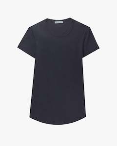 James Perse Womens: Sheer Slub Crewneck Tee