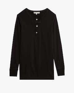 Classic Fit Loopwheel Henley