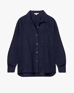 Garment Dyed Linen Shirt