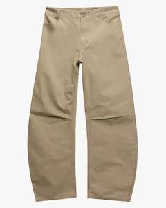 Deep Curved Washed Cotton Pant