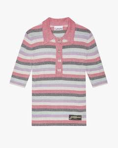 Autumn: Light Sparkle Rib Polo