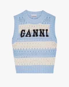 Cotton Mix Striped Vest