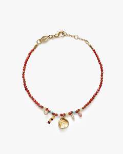 Spring Womens Wardrobe: Maroon Harmony Bracelet