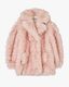 Long Pile Alternative Fur Midi Coat