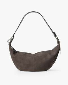 Womens Bags: Quiver Clip Bag - Suede