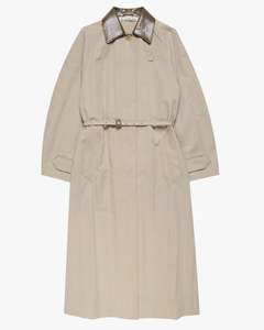 Womens Coats: Belted Trench Coat