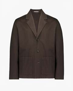 Workshop Denim Mens: Relaxed 3 Button Jacket