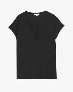 James Perse Womens: Deep V Tee