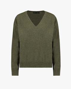 Autumn: V-Neck Cashmere Sweater