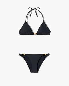 Nili Lotan: Triangle Bikini w Hardware Set