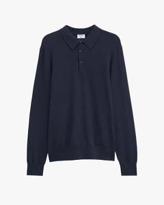 Mens New Arrivals: Knitted Polo Shirt