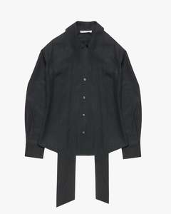 Tie Poplin Shirt