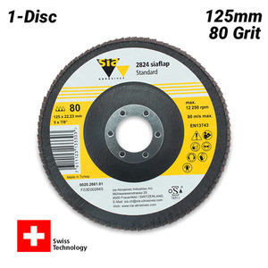SIA Abrasives: SIA 2824 Flap Disc 125mm