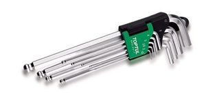 Toptul: GBAL0901 Toptul Hex Key Set 9pc SAE 1/16-3/8