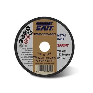 Sait: SAIT AS60N Sprint 125mm x 1mm Top Ceramic Cutting Disc