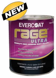Evercoat Rage Ultra Filler - Gallon Tin