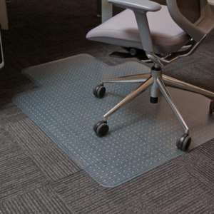 Home Essentials: CoverZone PVC Keyhole Chair Mat Carpet Protector