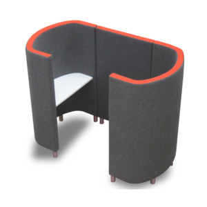 Office Phone Meeting Pods: Clam Focus Booth