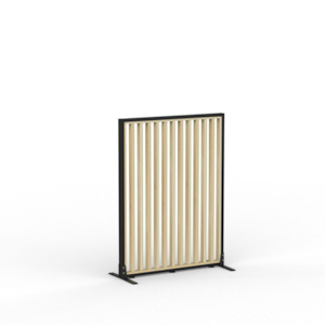 Office Zoning: Workspace Slat Studio Divide Floor Standing Screens 1200H