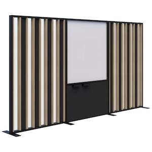 Office Zoning: Connect Fin Room Divider Screens - Fin Acoustics/Whiteboard/Fin Acoustics Group