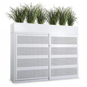 Strata Sliding Door Cabinet White