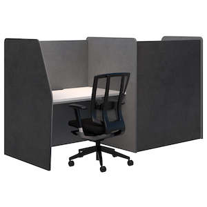 Office Phone Meeting Pods: Edge 2 Person Zigzag Focus Booth