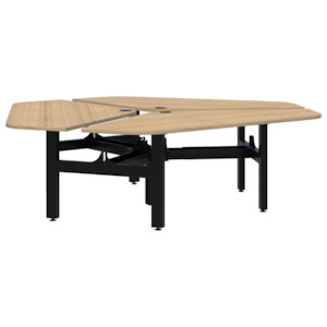 Summit Ii Range: Summit II Fixed Height 120° Rotor 3 Pod Desk