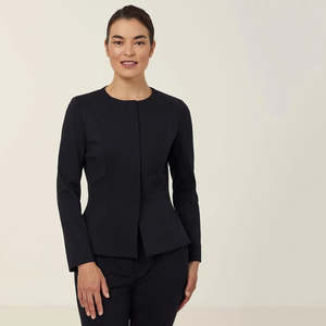 Ponte Knit Cropped Jacket - CAT1E3 - Workthreads