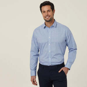 Avignon Abstract Print Stretch Long Sleeve Shirt - CATJDC - Workthreads
