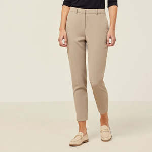 Crepe Stretch High Waist Cropped Pant CAT3YC - Workthreads
