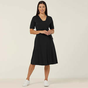 Matt Jersey Wrap Dress - CAT699 - Workthreads