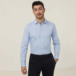 Avignon Stretch Long Sleeve Slim Shirt - CATJDG - Workthreads