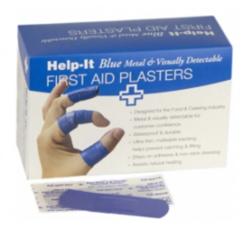 Medical/First Aid: Quality Safety Boots, Work wear & PPE Equipment MF190 Blue metal detectable plasters Wide Range & Great Service