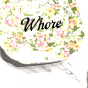 Objet d'Art: Vintage Ceramic Plate with Naughty Words