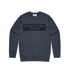Vol.1 Everything Sucks Crew New Jumper Navyish - Unisex
