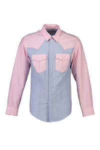 Archive Sale Nothing Over 150 Mens: WORLDman 4291 Rhett Butler Shirt Red / Blue