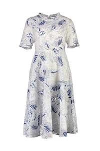 World Womens 2019 2020: WORLD 4534 Proper Dress Navy Floral