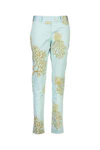World Womens 2019 2020: WORLD 4517 Two Wrongs Trouser Mint Coral