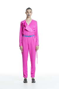 Black Friday 50 Off: WORLD 4430 Zelda Wrap Shirt Hot Pink