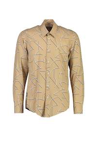 Black Friday 30 Off: WORLDman 4560 Perverse Shirt Tan Print