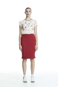 World Womens Boxing Day Specials Up To 50 Off: WORLD 4420 The Architect Tee Cream Paint Splat